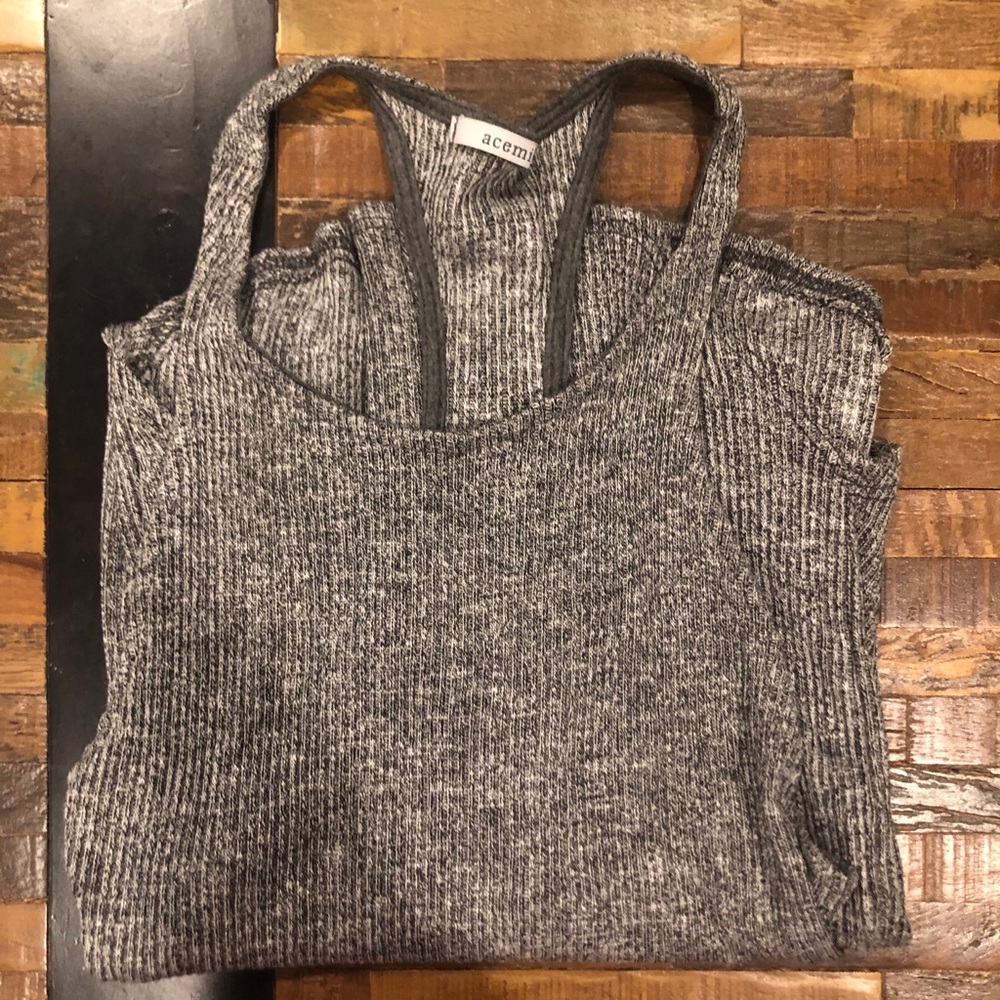 Knit Tank Top Sweater Dress